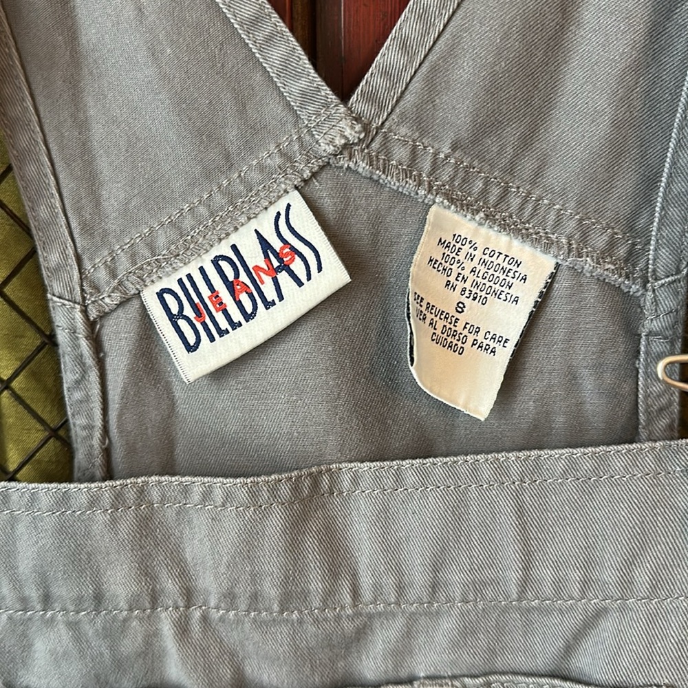 Bill Blass Gray Overalls - Picture 2 of 4